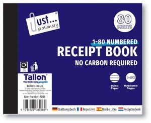 Receipt Book Small