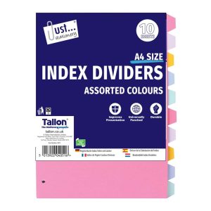 Index Dividers A4