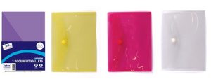A4 Document Wallets Plastic