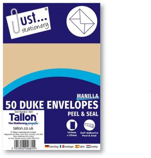 Duke Envelopes Brown 50 Pack