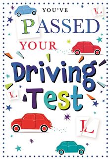 Driving Test Congrats Male Greeting Cards