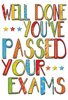 Exam Pass Greeting Cards