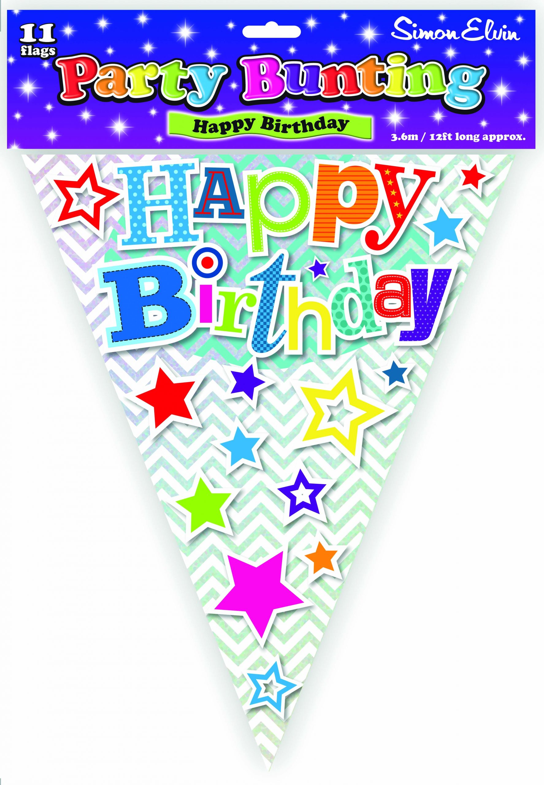 Happy Birthday Bunting - PTA Products