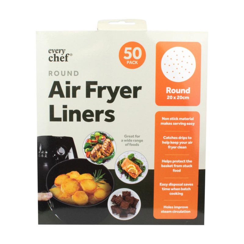 Air Fryer Sheets Round 50 Pack