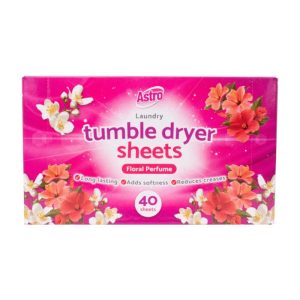 Floral Fragrance Tumble Dryer Sheets 40 Pack