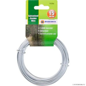 1.6mm x 15m Galvanised Garden Wire