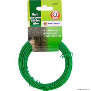 1mm x 30m Green Garden Wire