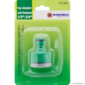 1/2" - 3/4" Hose Pipe Reducer & Tap Adaptor