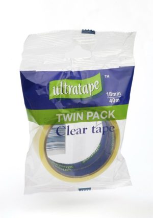 1" Clear Tape 2 Pack