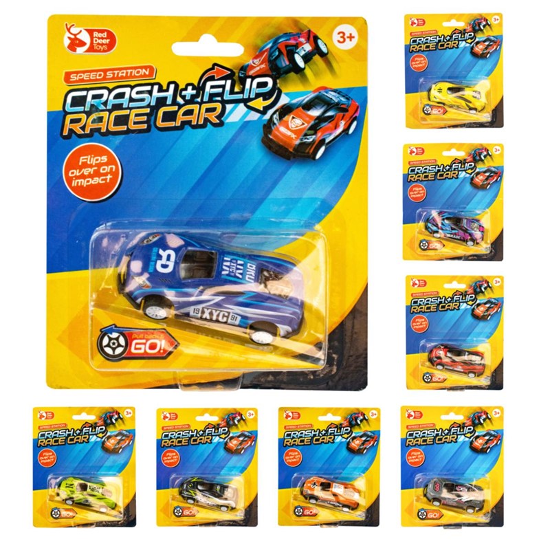 Crash and Flip Race Car