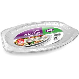 Foil Platters Medium 426x286x29mm 3 Pack