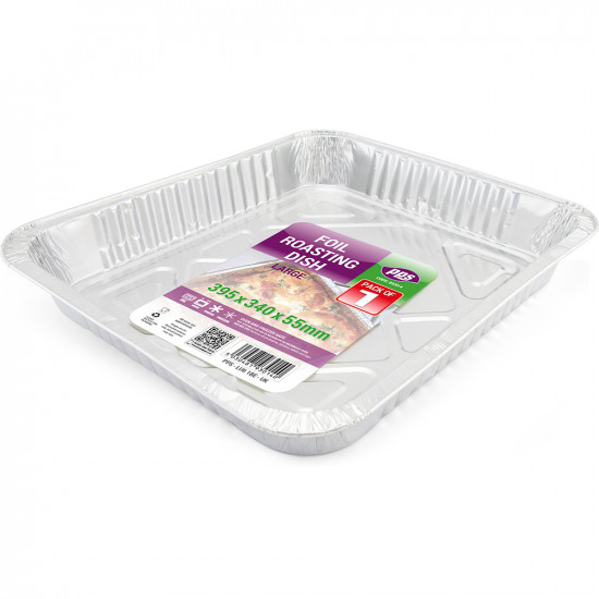 Foil Roast Dish Large 395x340x55mm 1 Pack