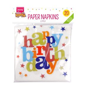 Birthday Napkins 25 Pack