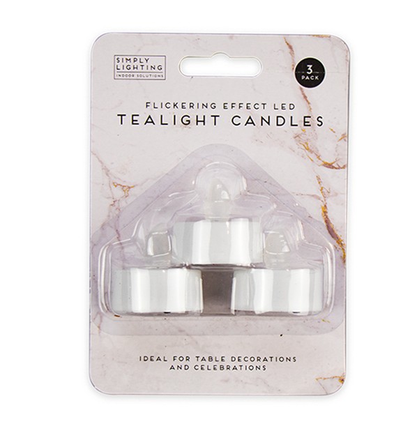 LED Tealight Candle 3 Pack